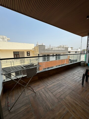 Balcony in 3 BHK Builder Floor at Vasant Kunj – for Rent