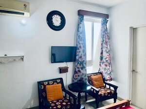 Living Room in 3 BHK Apartment at Emaar Emerald Estate, Sector 65 – for Rent