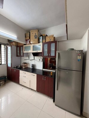 Kitchen in 3 BHK Apartment at Magarpatta Trillium, Hadapsar – for Rent
