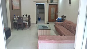 Living Room in 2 BHK Apartment at Godrej Garden City, Jagatpur – for Rent