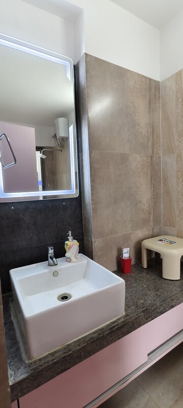 Bathroom in 4 BHK Apartment at South Bopal – for Rent