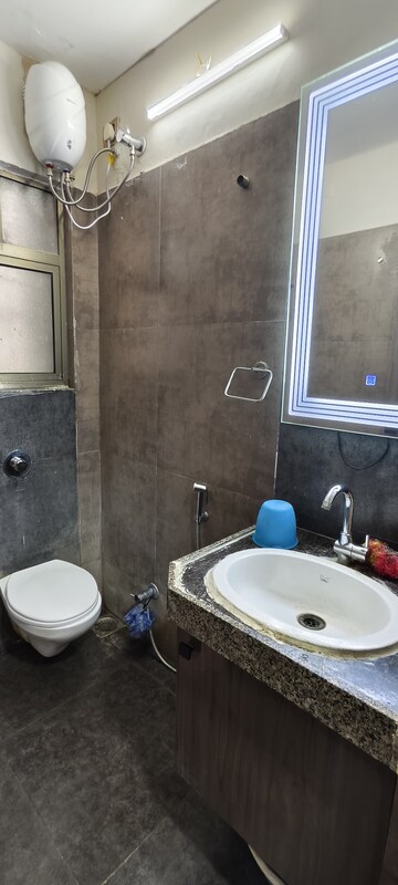 Bathroom in 4 BHK Apartment at South Bopal – for Rent