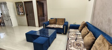 Living Room in 4 BHK Apartment at South Bopal – for Rent