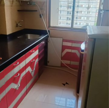 Kitchen in 1 BHK Apartment at DSS Mahavir Majestik, Mumbai Central Suburbs – for Rent