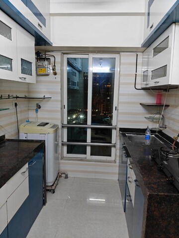 Kitchen in 1 BHK Apartment at Gurukrupa Marina Enclave, Malad West – for Rent