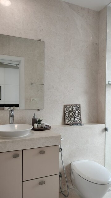 Attached Bathroom in 3 BHK Apartment at Oberoi Exquisite Goregaon, Goregaon East – for Rent