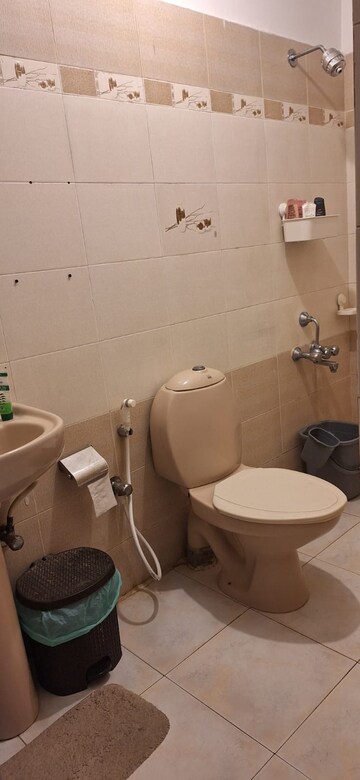 Bathroom in 1 BHK Builder Floor at Cooke Town – for Rent