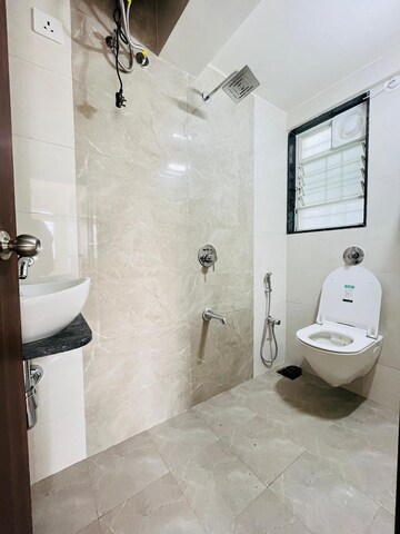 Bathroom in 2 BHK Apartment at Wadgaon Sheri – for Rent