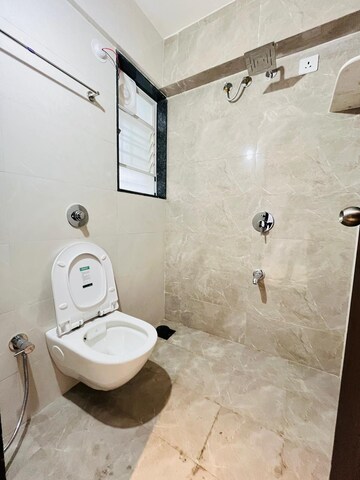 Bathroom in 2 BHK Apartment at Wadgaon Sheri – for Rent