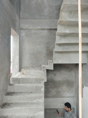 Staircase in 2 BHK Independent House at Amrit Pebble Bay Ph II, Baghmugalia – for Sale