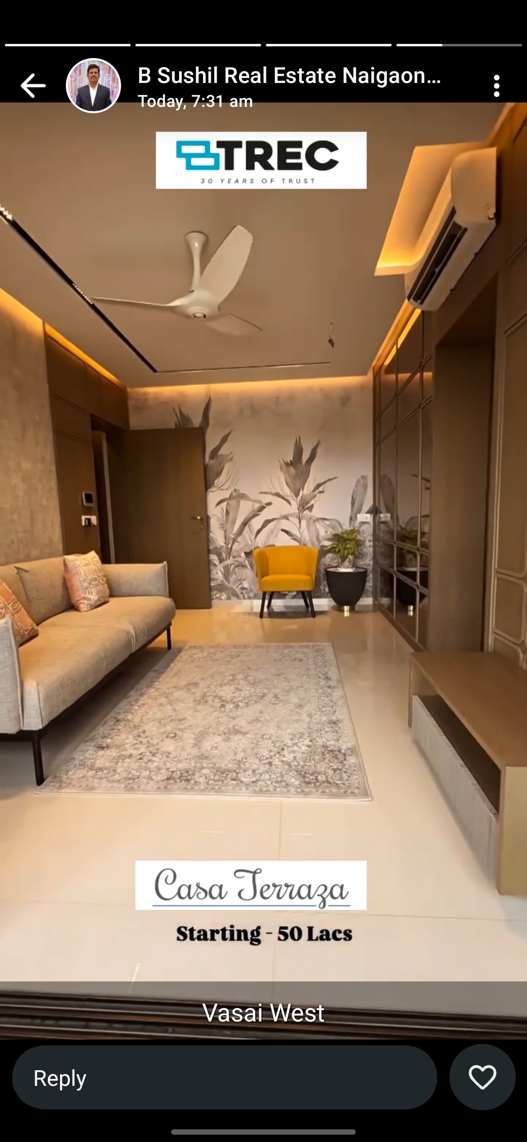 1 BHK + Pooja Room Apartment For Sale in Rashmi Star City