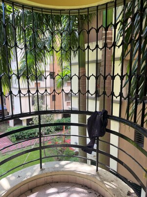 Balcony in 4 BHK Apartment at Chinar Park – for Sale