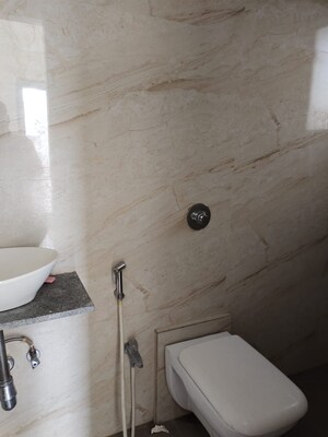 Bathroom in 1 BHK Apartment at Omkar Signet, Malad East – for Rent