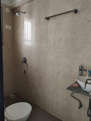 Bathroom in 1 BHK Apartment at Omkar Signet, Malad East – for Rent