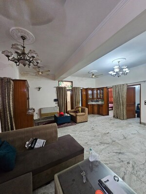 Living Room in 3 BHK Builder Floor at Lajpat Nagar I – for Rent