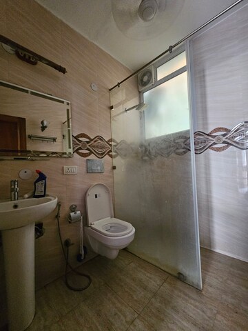 Bathroom in 3 BHK Builder Floor at Lajpat Nagar I – for Rent