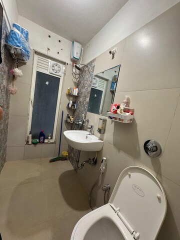 Bathroom in 2 BHK Apartment at Pranav Silverene CHS, Malad West – for Rent
