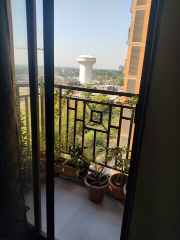 Balcony in 2 BHK Apartment at South Bopal – for Rent