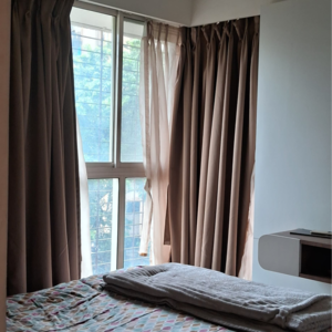 Bedroom in 2 BHK Apartment at Sharda Edifice Celestial, Valmik Nagar – for Rent