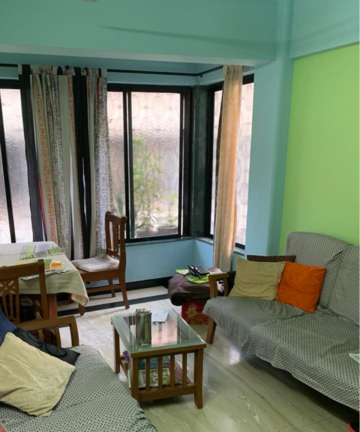 Living Room in 1 BHK Apartment at Amboli – for Sale