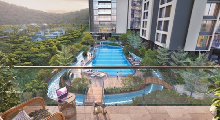 Swimming Pool, anp-privado 3 Bedroom 1309 Sq.Ft. Apartment In Baner Pune 9260634