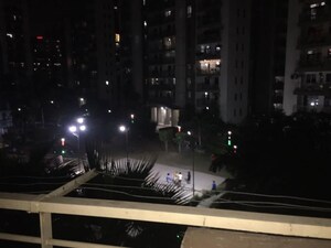 Balcony in 3 BHK Apartment at Mapsko Krishna Apra Gardens, Vaibhav Khand – for Sale