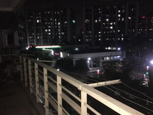 Balcony in 3 BHK Apartment at Mapsko Krishna Apra Gardens, Vaibhav Khand – for Sale