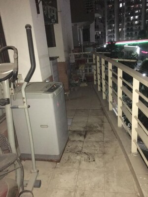 Balcony in 3 BHK Apartment at Mapsko Krishna Apra Gardens, Vaibhav Khand – for Sale