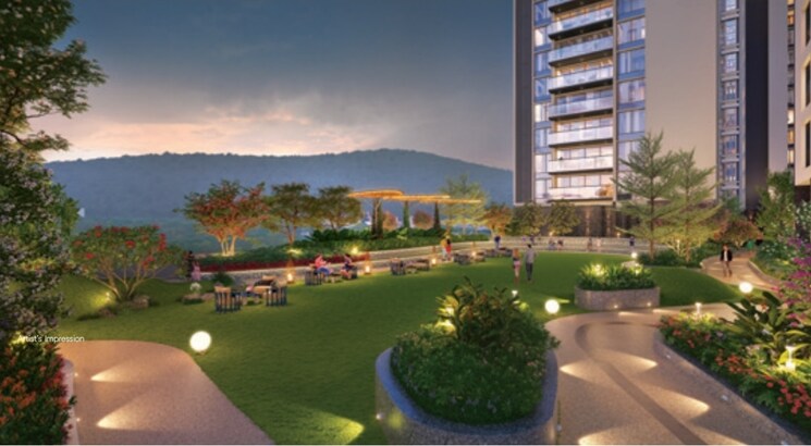 Garden, anp-privado 4 Bedroom 1855 Sq.Ft. Apartment In Baner Pune 9260870