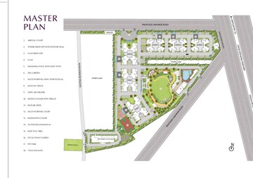 Master Plan in 4 BHK Apartment at Emaar Urban Ascent, Sector 112 – for Sale
