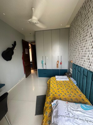 Bedroom in 2 BHK Apartment at Gami Reagan, Ghansoli – for Rent