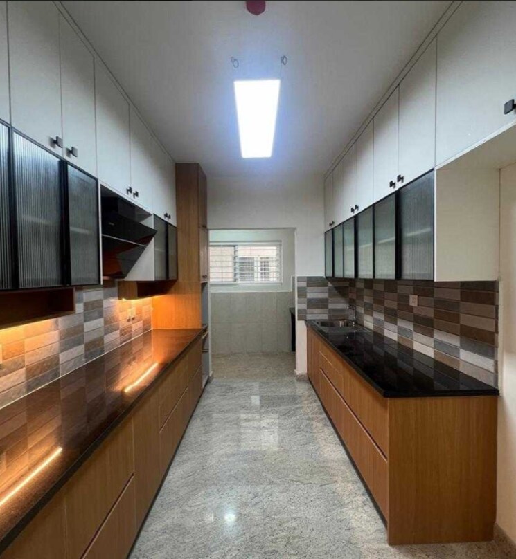 Kitchen, bollineni-bion 3.5 Bedroom 2290 Sq.Ft. Apartment In Kothaguda Hyderabad 9260930