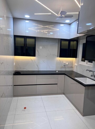 Kitchen in 3 BHK Apartment at Rajapushpa Provincia, Narsingi – for Rent