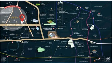 4 BHK Apartment – Map Location View at Smart World One DXP, Sector 113 - for Sale