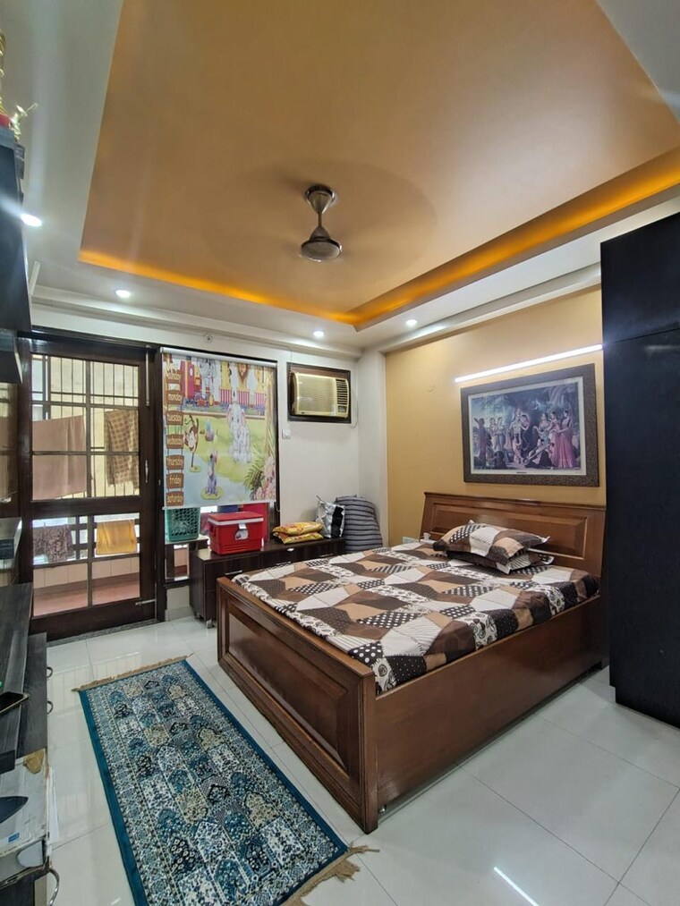 Bedroom, sushant lok i 2 Bedroom 1000 Sq.Ft. Builder Floor In Sushant Lok I Gurgaon 9260939