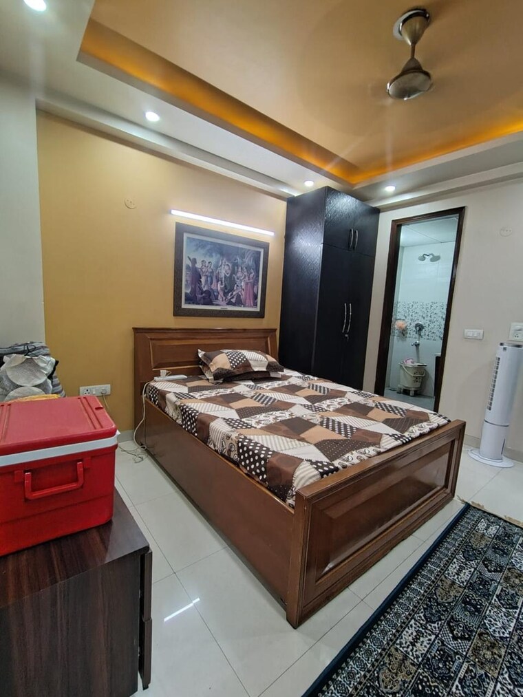 Bedroom, sushant lok i 2 Bedroom 1000 Sq.Ft. Builder Floor In Sushant Lok I Gurgaon 9260939