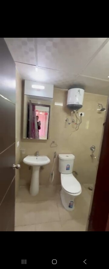 Bathroom in 3 BHK Apartment at Vasu Fortune Residency Phase II, Raj Nagar Extension – for Rent