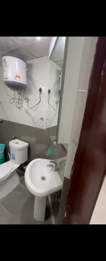 Bathroom in 3 BHK Apartment at Vasu Fortune Residency Phase II, Raj Nagar Extension – for Rent