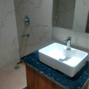 Bathroom in 1 RK Builder Floor at Malviya Nagar – for Rent