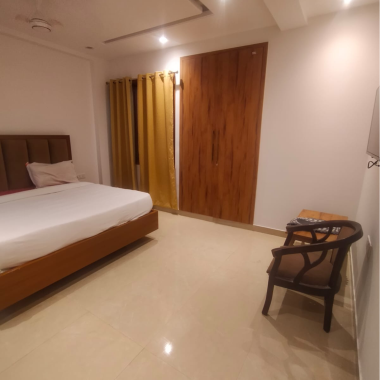 Bedroom, malviya nagar 1 RK 700 Sq.Ft. Builder Floor In Malviya Nagar Delhi 9260985