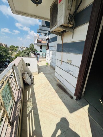 Balcony in 1.5 BHK Builder Floor at Sector 10a – for Rent