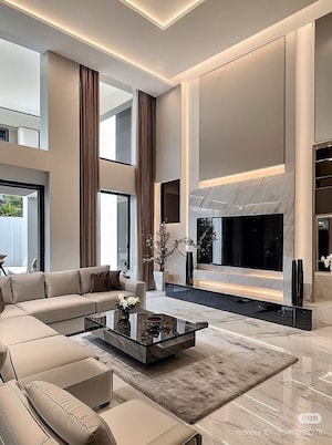 Living Room in 3 BHK Apartment at M3M Capital, Sector 113 – for Sale