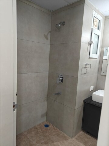 Bathroom in 2 BHK Apartment at Chandigarh Hollywood Heights 1, Lohgarh – for Rent