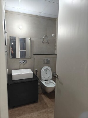 Bathroom in 2 BHK Apartment at Chandigarh Hollywood Heights 1, Lohgarh – for Rent