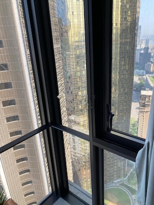 Balcony in 2 BHK Apartment at Lodha The Park, Worli – for Rent