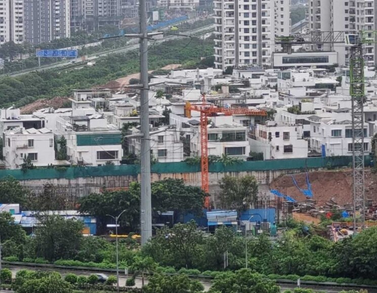 Exterior View, rajapushpa-provincia 3 Bedroom 2335 Sq.Ft. Apartment In Narsingi Hyderabad 9261159