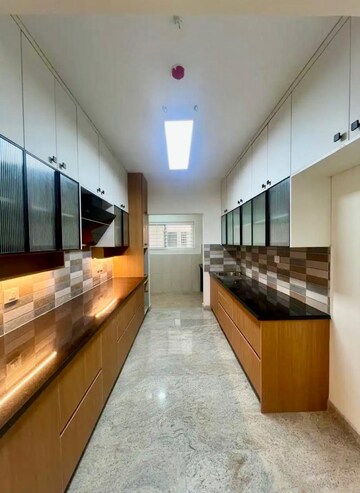 Kitchen in 3 BHK Apartment at Bollineni Bion, Kothaguda – for Rent