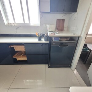 Kitchen in 3 BHK Apartment at Trendset Jayabheri Elevate, Madhapur – for Rent