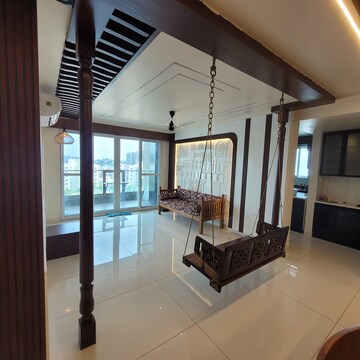 Living Room in 3 BHK Apartment at Trendset Jayabheri Elevate, Madhapur – for Rent