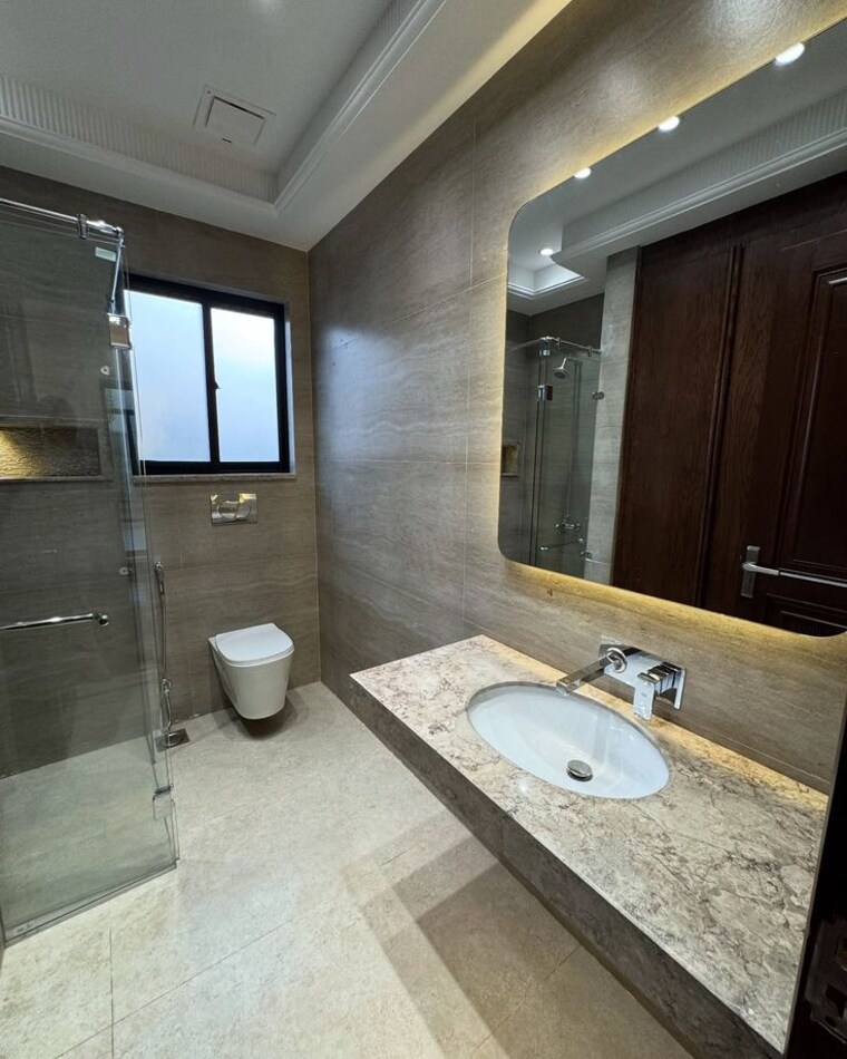 Bathroom, sector 85 4 Bedroom 3370 Sq.Ft. Builder Floor In Sector 85 Faridabad 9261245